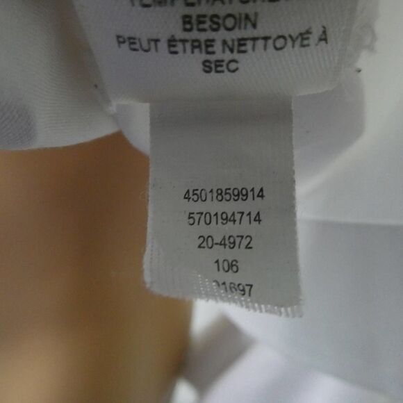 WHBM White House Black Market V Neck Bell Layered Sleeve Blouse Top Romantic 4 - Picture 10 of 11